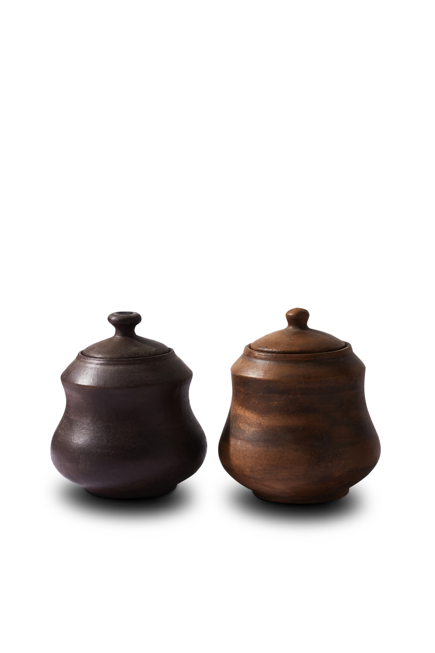 Pair of Lidded Jars
